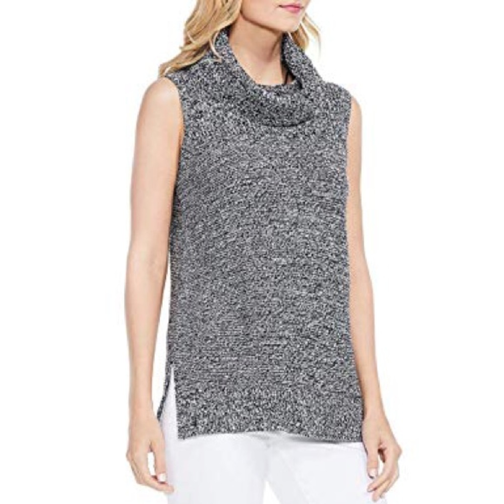 Two by Vince Camuto Waffle Knit Cowl Neck Sweater